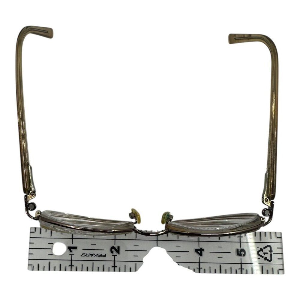 Oval Brown Frame Reading Eyeglasses Vintage Oval  Spectacles AS/IS - Picture 11 of 12